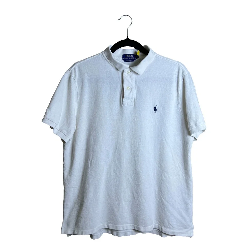 Polo Ralph Lauren Polo Shirt 2010s Men's M White Classic Fit Preppy Old Money